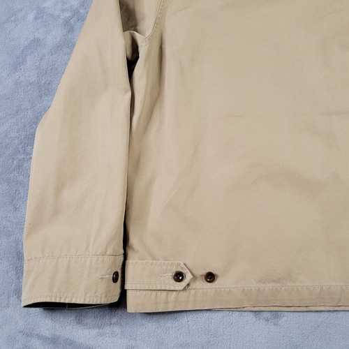 Polo Ralph Lauren Khaki Bomber Jacket Mens XXL 2XL Plaid Lined 100% Cotton Brown - Picture 10 of 15