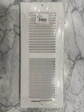 Hart & Cooley NEW 661 Series 12" x 4" White Ceiling or Sidewall Register #010821