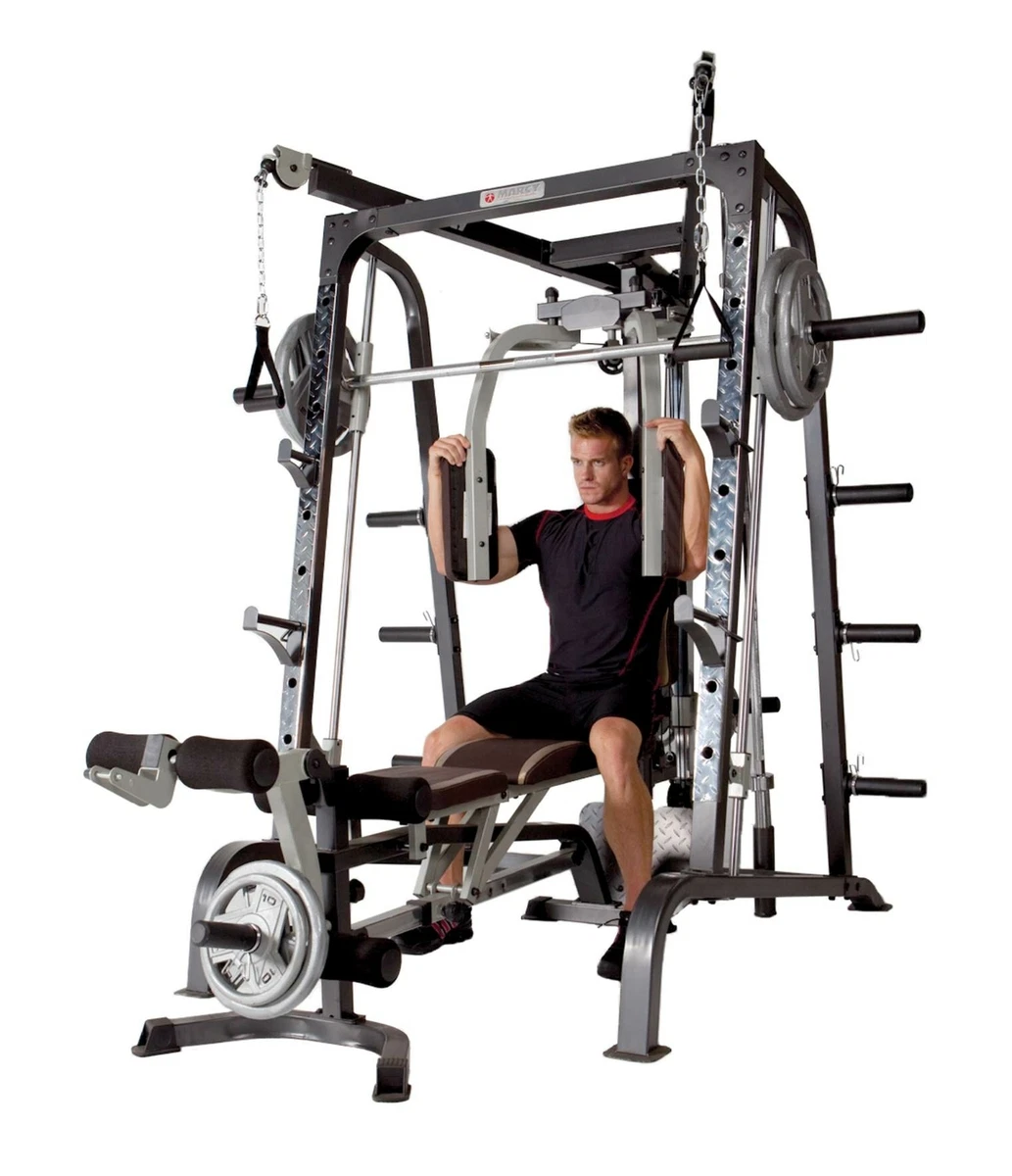 Marcy Deluxe Diamond Elite Smith Cage Workout Machine Total Body