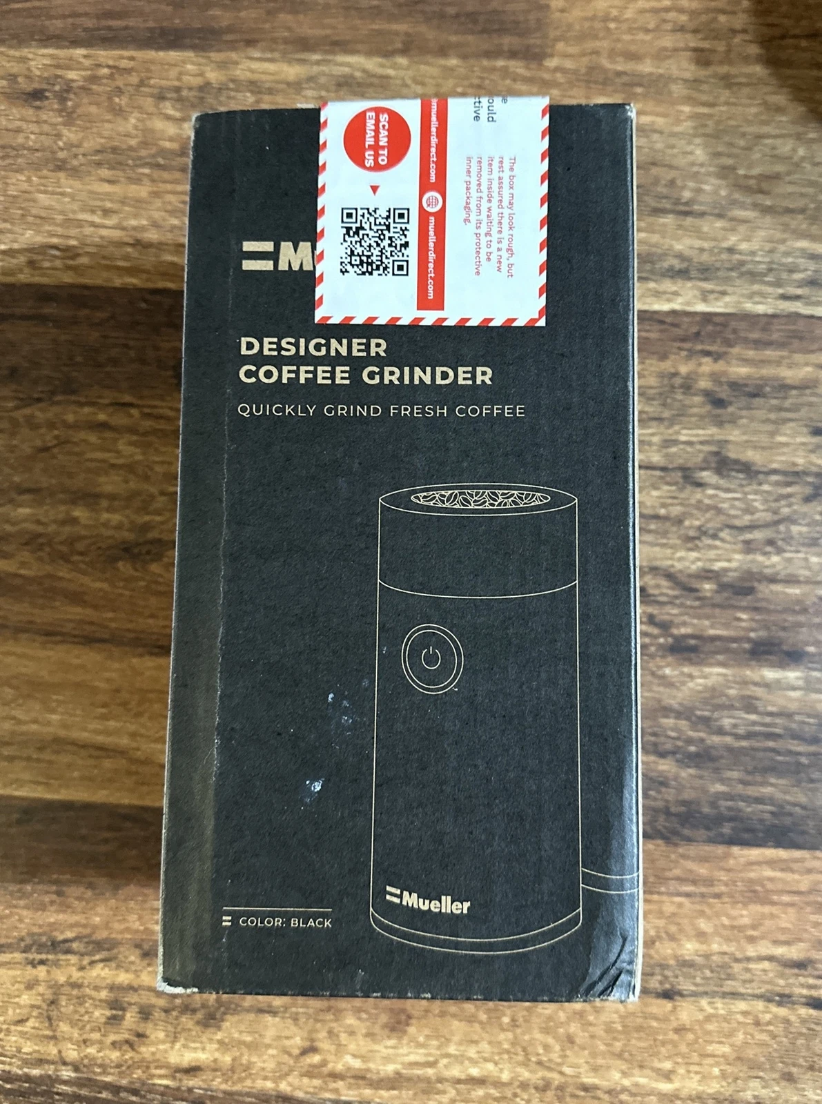 MuellerLiving Electric Coffee Grinder for Spice, Nut, Herbs and Coffee Beans