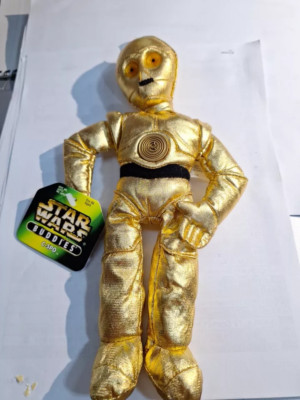 Star Wars Buddies C-3PO Droid (1997) Vintage Kenner Toy Plush 11'' inch NWT dv91
