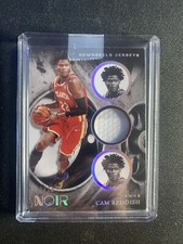 2020-21 Panini Noir Newsreels Jerseys Tags Cameron Reddish 26/75 Clean Mint