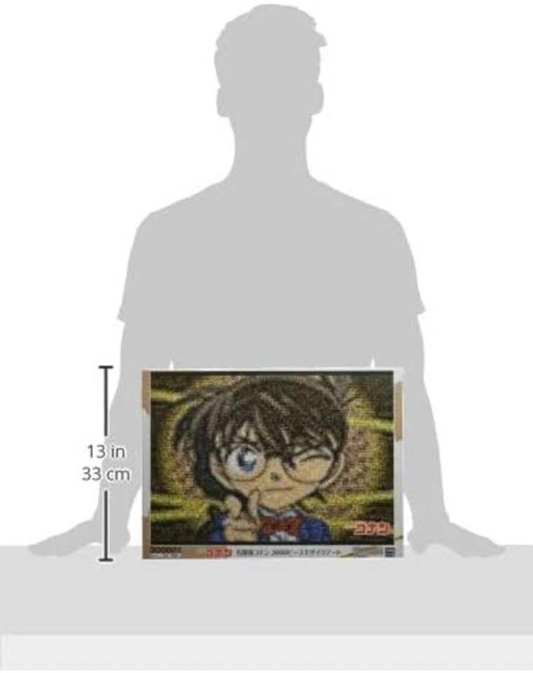 DDU Detective Conan 3000 piece jigsaw puzzle Mosaic Art Small Piece (73x102cm) - image 2 of 2