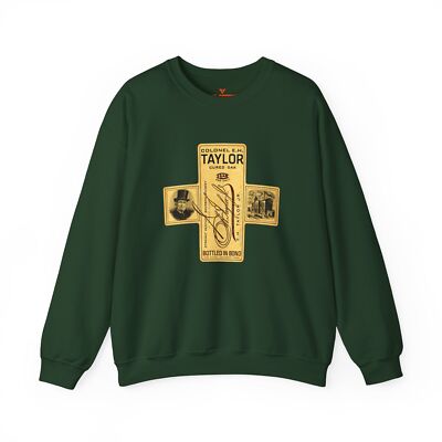 Colonel EH Taylor Bourbon Unisex Heavy Blend Crewneck Sweatshirt weller blantons