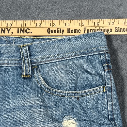 Pantalones de mezclilla Roxy vintage Quicksilver para mujer talla 9 azul corte bota desgastado acampanado ancho - Imagen 12 de 17
