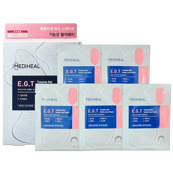 Пластырь MEDIHEAL EGT Timetox Gel Smile Line Patch 5Р