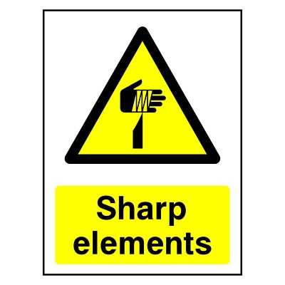 Sharp Elements Schild oder Aufkleber | MACH0027
