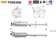 ✅ Ruß-Partikelfilter für Mazda 6, 2.0/2.2 MZR-CD, Silizium, Euro 4