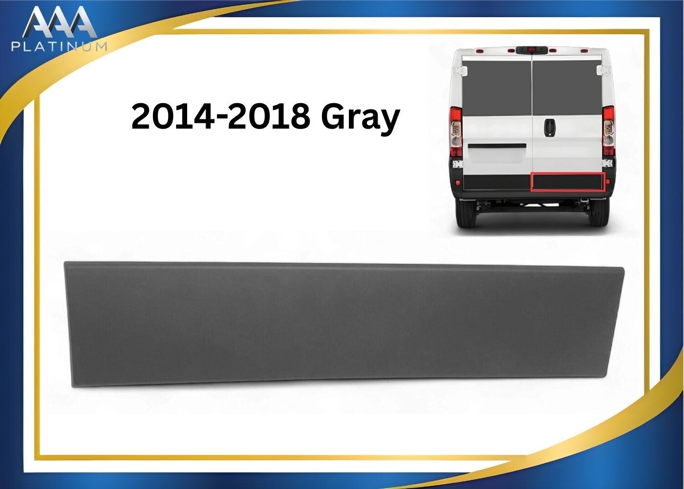 For 2014-2018 Promaster 1500-3500 Right Rear Door Molding Trim RH Local Pickup