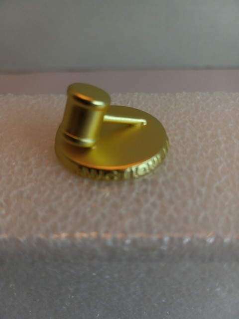 Monopoly Surprise Community Chest Gold Auctioneer Gavel Token Game Piece Monopoly Surprise Community Chest Gold Auctioneer Gavel Token Game Piece