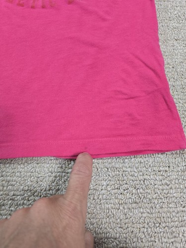 Vintage P.S. Aeropostale 10 Girl's Shirt PSNY Pink Cotton Sparkle Glitter Y2K - Picture 4 of 9