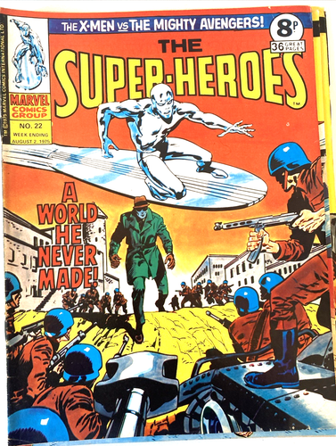 SUPER-HEROES. NUMBER'S BETWEEN 3-41. (24 VINTAGE UK MAGAZINES 1975 LOT). - Picture 16 of 24