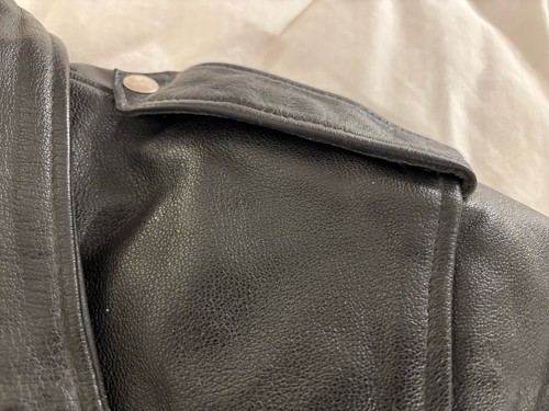 X Element Traditional Slant Zip Armored Biker Jacket Size XL - Picture 7 of 13
