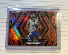 2023 Panini Phoenix Fire Forged Orange /99 Puka Nacua #8 Rookie RC NFL Rams