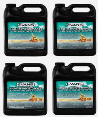 Case Pack (4) Evans Waterless Coolant High Performance Engine Antifreeze EC53001
