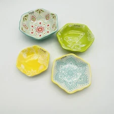 Colorful Ceramic Stackable Measuring Cups -Set of 4 - World Market - Floor