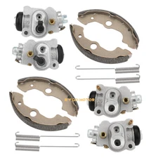 Front Brake Wheel Cylinders &Shoes for Honda Fourtrax 300 TRX300FW 4x4 1988-2000