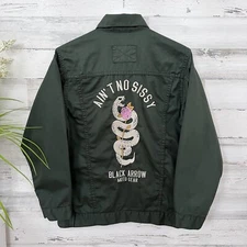 Black Arrow Moto Gear Field Jacket - Ain't no Sissy - Snake - size Medium