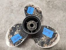 ALUMINUM 12 1/2" X 8P MERCURY BLACK MAX PROP, 48-42738-8, 13 SPLINE HUB, P9078