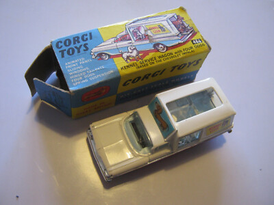 CORGI 486 CHEVY IMPALA KENNEL SERVICEWAGEN ORIGINAL AUTO IN GETRAGENER OVP.