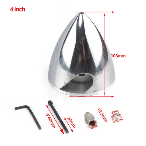 1pc RC model Aluminum Alloy Spinner 2 Blade or 3 Blade w/ 1.5/2/2.5/3/3.5/4inch - Picture 22 of 23
