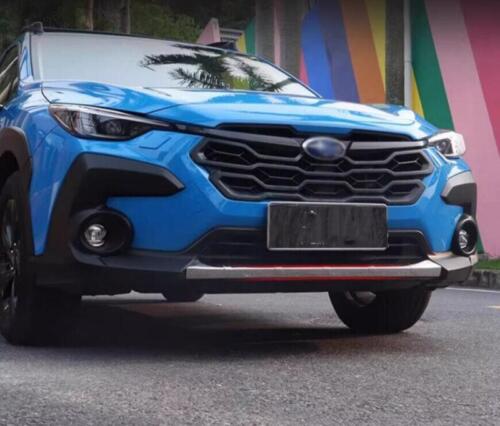 For Subaru Crosstrek 2024-2025 Steel Front Bumper Spoiler Bottom Decor Cover - Picture 2 of 6