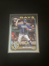 2024 Topps Chrome Base #41 Osleivis Basabe  - Tampa Bay Rays