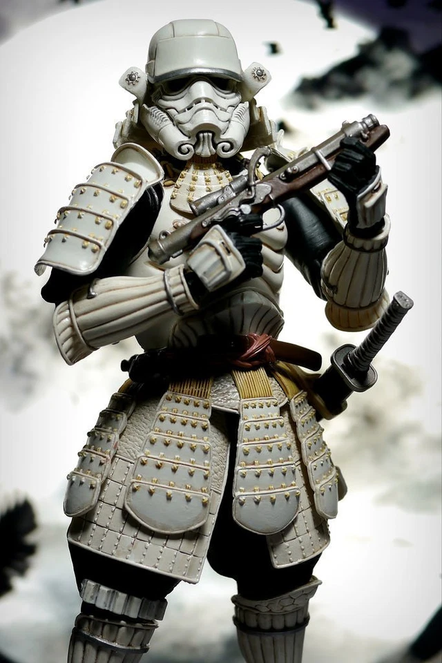 Star Wars Ashigaru Samurai Stormtrooper Realization Bandai Vendedor de EE. UU. NUEVO EN CAJA Foto 3 de 4