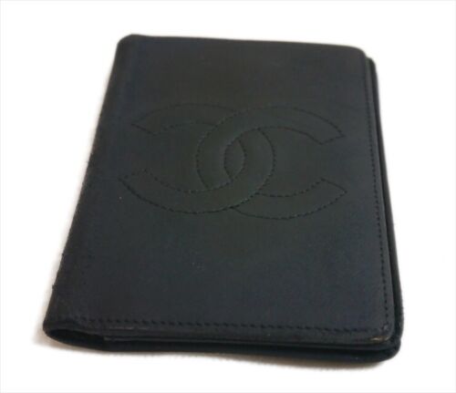 Auténtico tarjetero CHANEL con cuero COCOmark #185 - Imagen 3 de 15