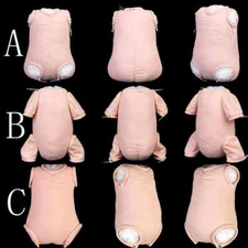 Reborn Dolls Cloth Body for 18"-26" Baby Doll Kit DIY Repair 3/4 Limb&Full Limbs