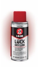 3-In-One 120074 Clear Long Lasting Lock Dry Lubricant 2.5 oz.
