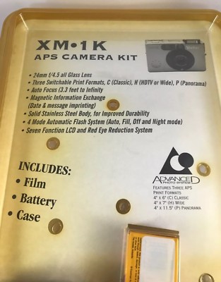 Kit Caméra APS Vivitar XM.1K - 1999 - NEUF Sous Blister - Livraison Rapide