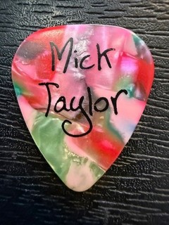 MICK TAYLOR / ROLLING STONES / TOUR GUITAR PICK