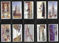 CHURCHMAN SET:  WORLD WONDERS, OLD & NEW.  Niagara Falls, Empire State Building