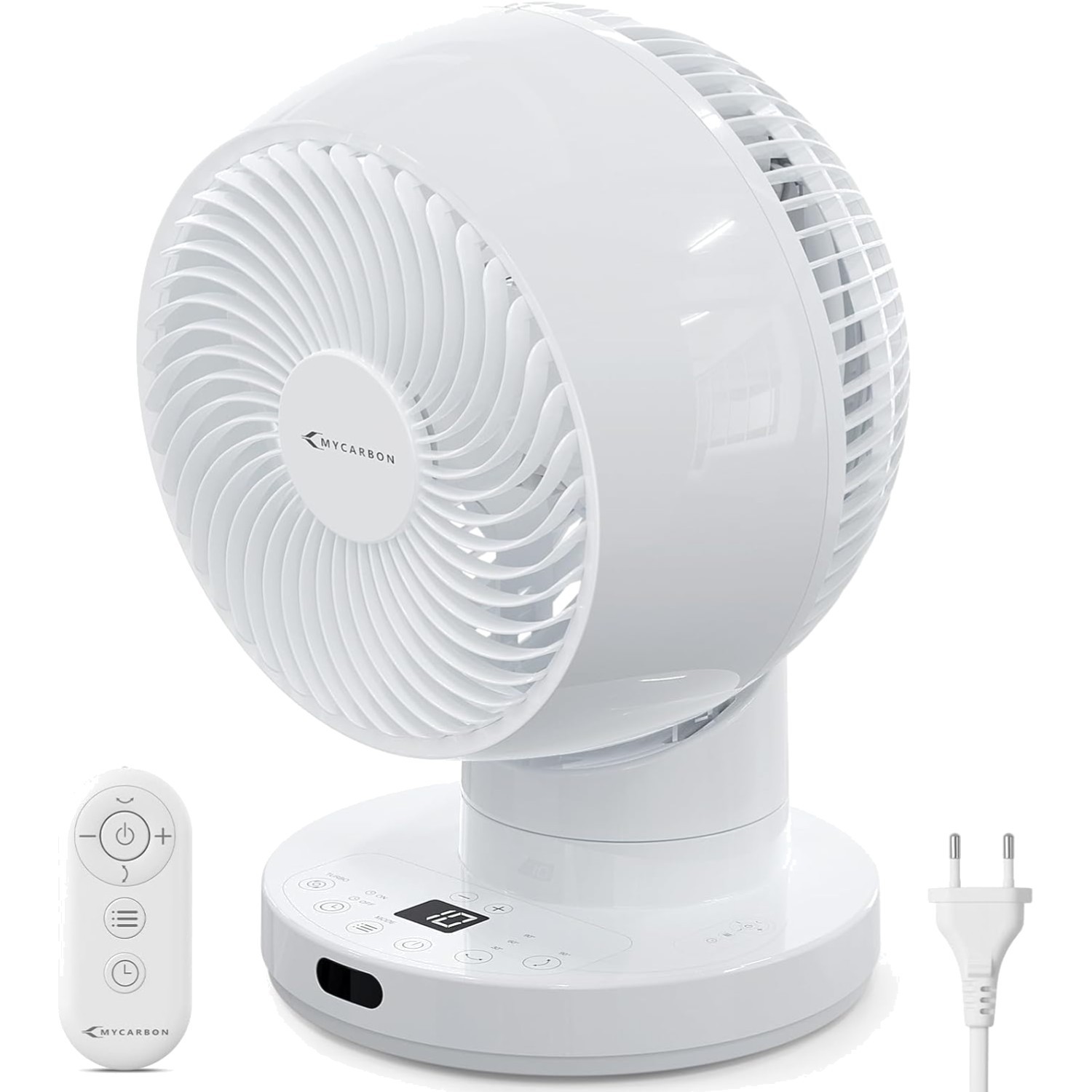 Ventilateur silencieux MYCARBON pour une chambre élégante et fraîche