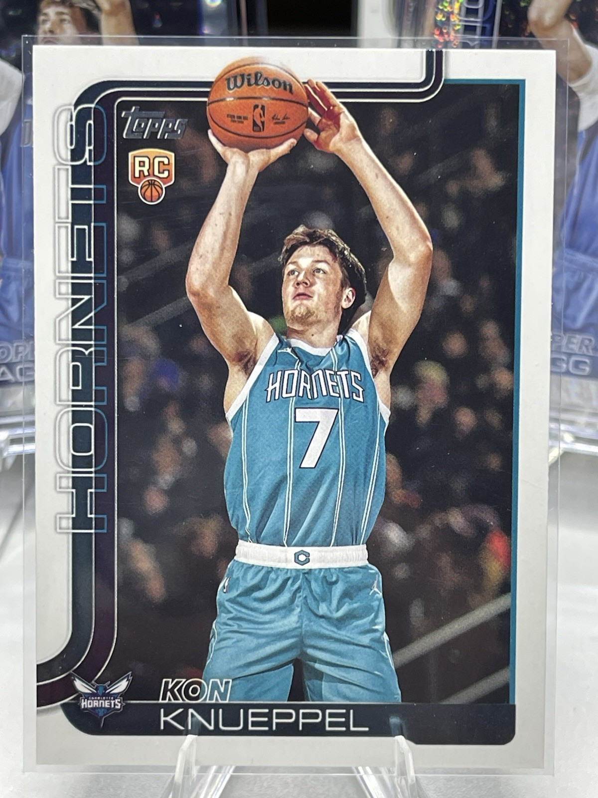 Topps 2025-26 Kon Knueppel RC #204 Charlotte Hornets NBA Basketball Card