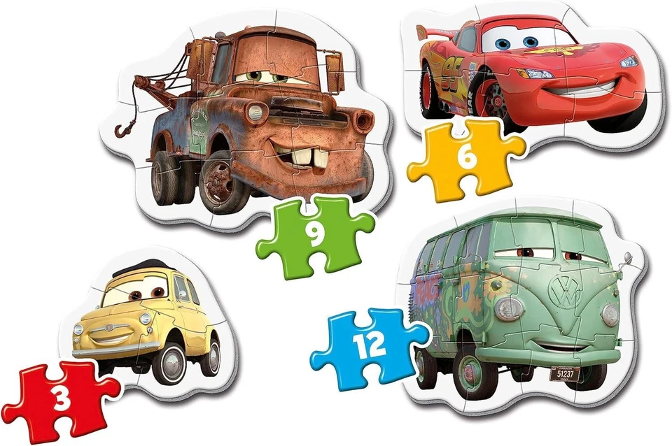 My First Puzzle Disney Cars 3 6 9 12 Piece Puzzles - Image 2 of 3