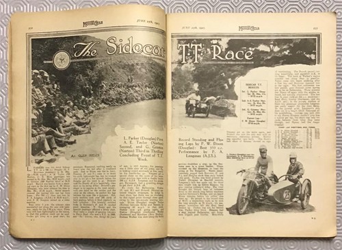 The MOTOR CYCLE Magazine 25 Jun 1925 TOURIST TROPHY RACE ISSUE - Picture 4 of 7