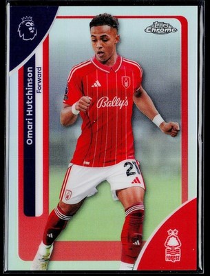 Omari Hutchinson 2025-26 Topps Chrome P/L Refractor #160 Nottingham Forest