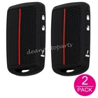 2x Silicone Key Fob Cover Case For 2021-2025 Mazda CX-30 CX-50 CX-90 CX-5 MX-30