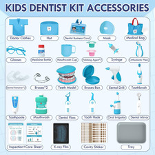 Doctor Kit for Toddlers Kids Dentist Play Set Medical Toy Gift for Kid