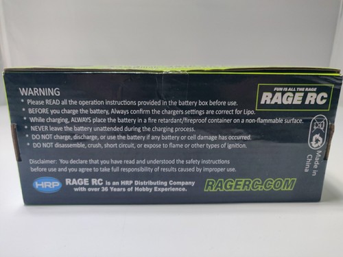 Rage 5300mah 3s 11.1v 60c Hard Case LiPo Battery EC3 XT60 T-Plug RGRLP53003S60U - Picture 4 of 4