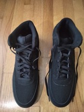 Nike Court Vision Mid men's sneakers in a triple black colorway