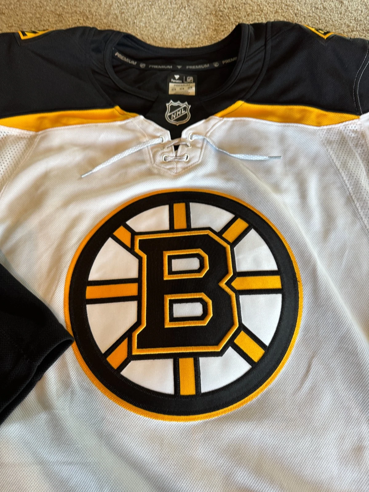 Elias Lindholm Fanatics White Away NHL Jersey