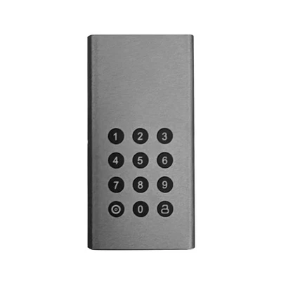 SODIAL 128G Type-C Digital Encryption M.2 Stato Solido USB 3.0 - Crittografia SSD7002