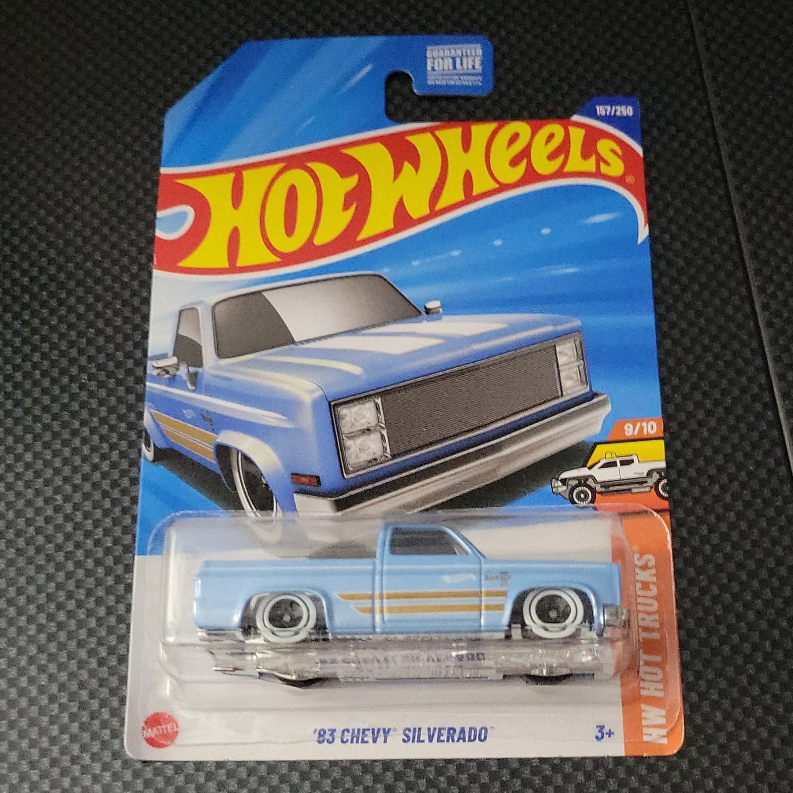 Hot Wheels '83 Chevy Silverado HW Hot Trucks Blue Pickup Truck 1:64