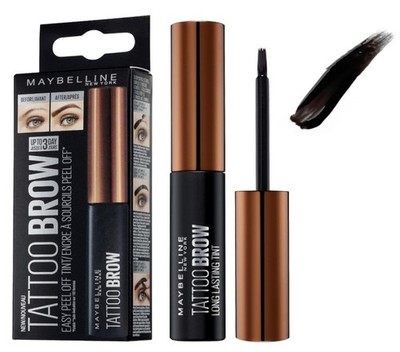 Maybelline Tattoo Brow Easy Peel Off Tint Eyebrow Gel Medium Brown 4.9ml