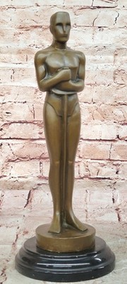 Echte Bronze Statue Metall Auszeichnungen Angebot Trophäe Film Memorabilia Dekor