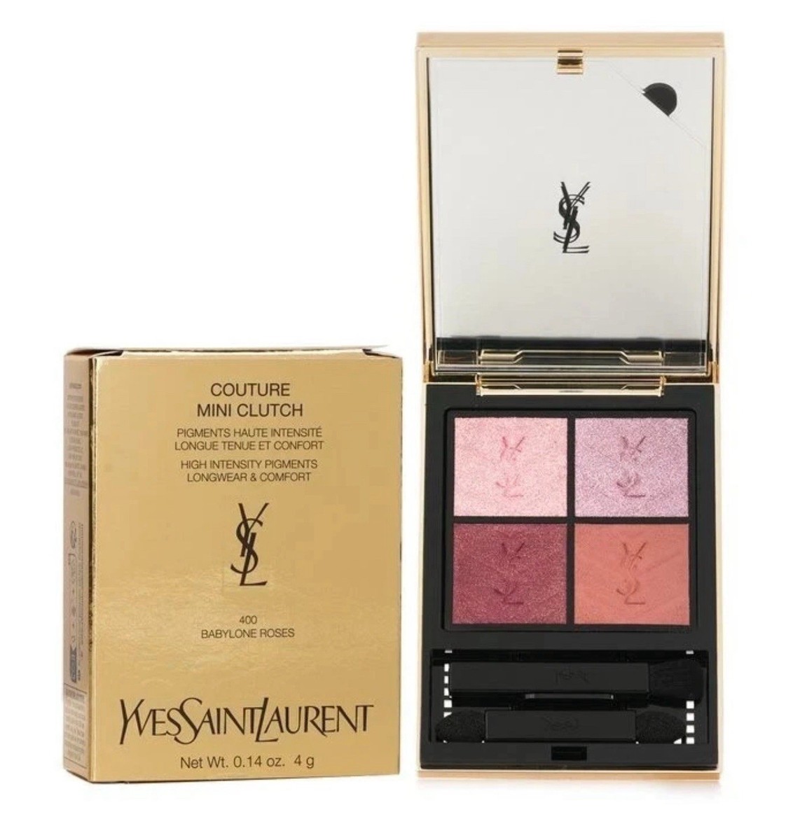 アイシャドウ YSLCouture Mini Clutch 400 YSL Couture Mini Clutch Eyeshadow Palette New In Box 400 Babylone