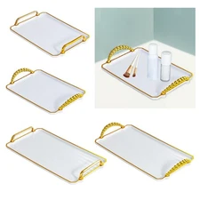 Serving Tray with Handles Decor Sofa